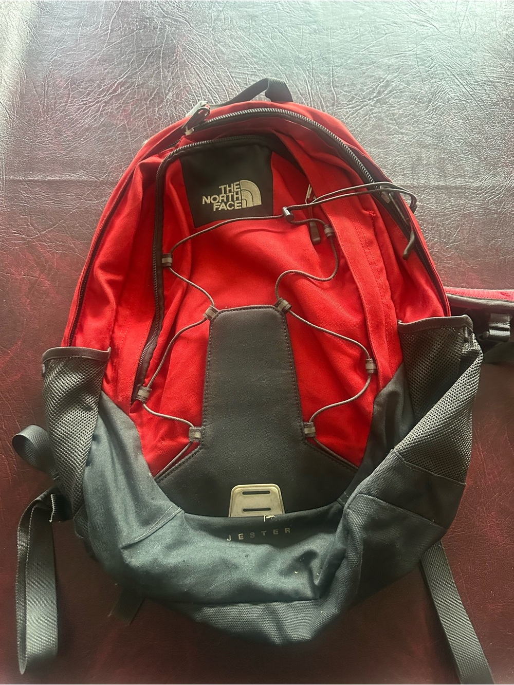 The North Face Red and Black Jester Daypack